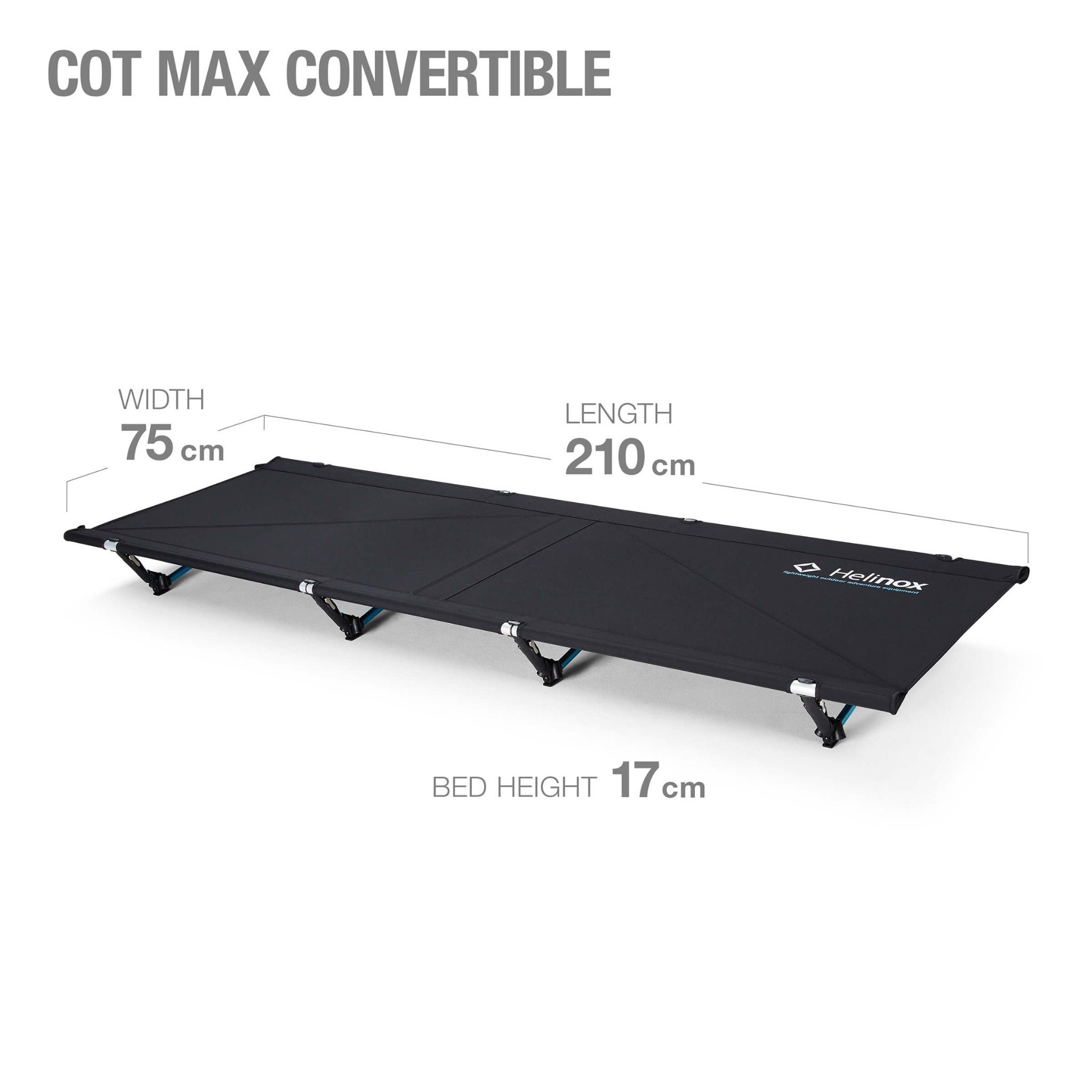 Helinox Cot Max Convertible Black